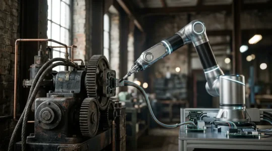 Représentation conceptuelle de l'automatisation robotique des processus pour systèmes hérités