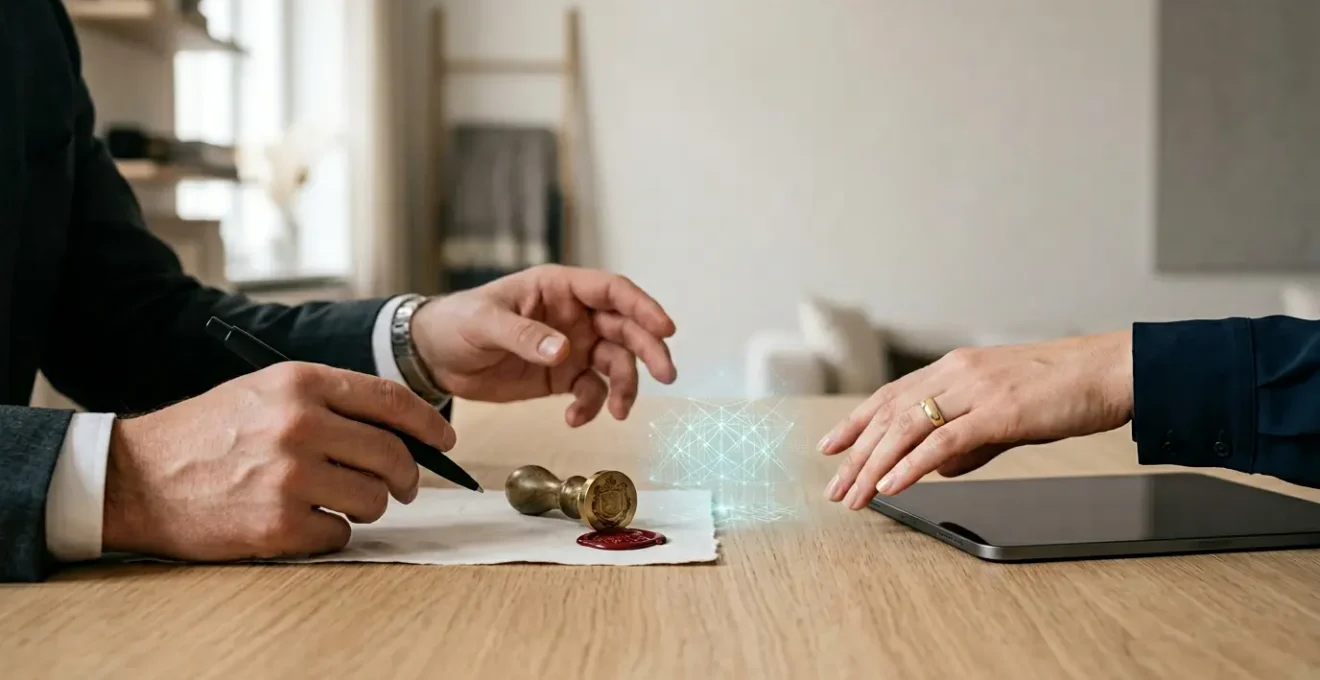 Concept de signature électronique et certification numérique pour devis professionnels