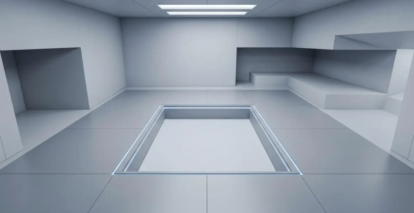 Environnement minimaliste illustrant l'isolation et la protection des systèmes de sauvegarde critiques